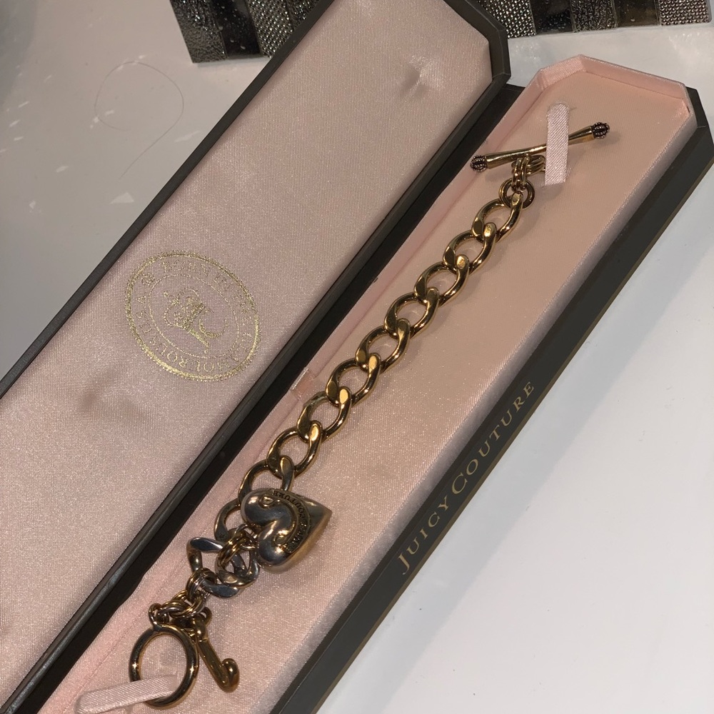 Juicy Couture Gold Charm Bracelet